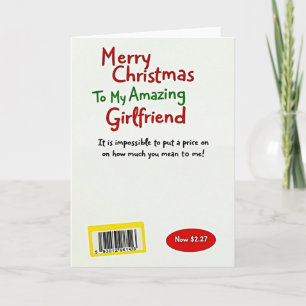 Frohe Weihnachten Erstaunliche Freundin Karte