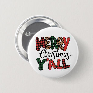 Frohe Weihnachten euch alle Hübsche Familie Passen Button