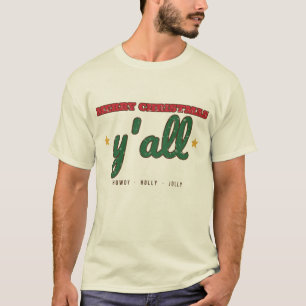 Frohe Weihnachten euch alle Südwestliches Weihnach T-Shirt