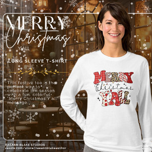 Frohe Weihnachten Euch Allen Langarm T-Shirt