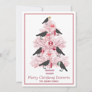 Frohe Weihnachten Evermore Gothic Crow Holiday