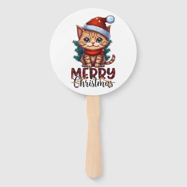 Frohe Weihnachten Fächer (Vorderseite)