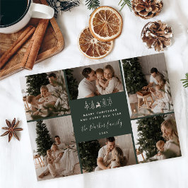 Frohe Weihnachten Familie 6 Foto Collage