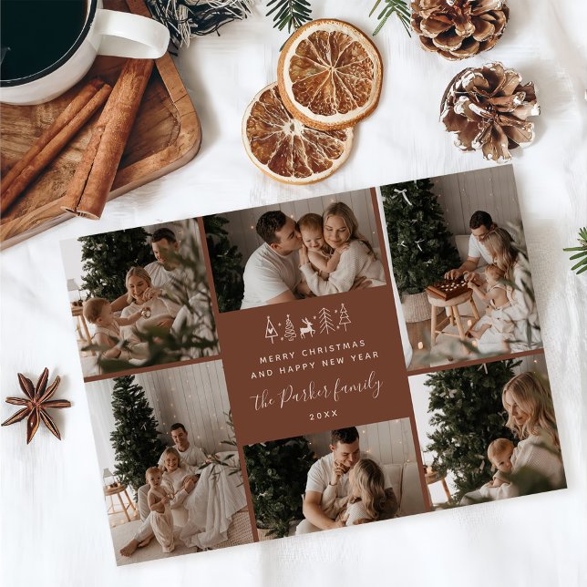 Frohe Weihnachten Familie 6 Foto Collage (Von Creator hochgeladen)