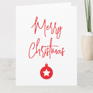 Frohe Weihnachten Familie Neujahrsbotschaft Karte