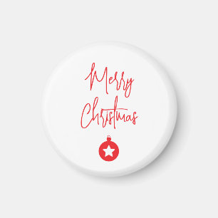Frohe Weihnachten Familie Neujahrsbotschaft Magnet