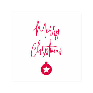 Frohe Weihnachten Familie Neujahrsbotschaft Permastempel