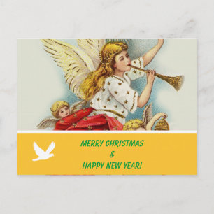 Frohe Weihnachten Familienfoto Postkarte