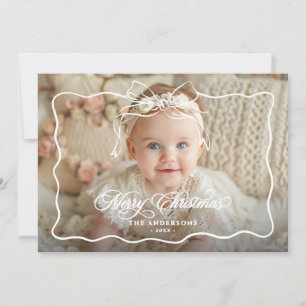 Frohe Weihnachten Familienname & Foto