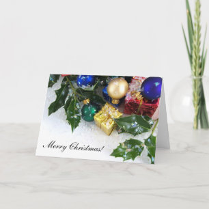 Frohe Weihnachten! Feiertagskarte