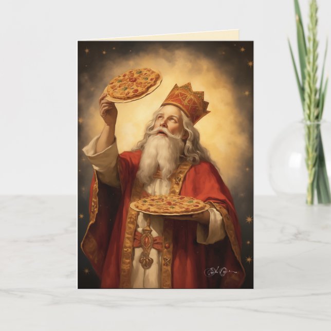Frohe Weihnachten! Feiertagskarte (Vorderseite)