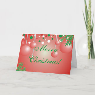 Frohe Weihnachten! Feiertagskarte