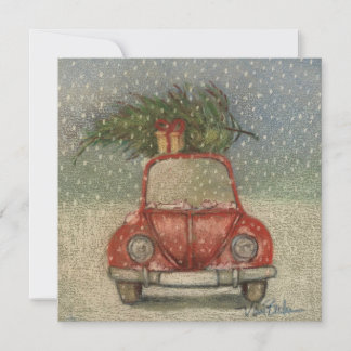 Frohe Weihnachten! Feiertagskarte