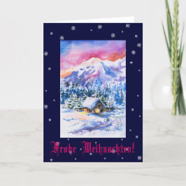Frohe Weihnachten! Feiertagskarte