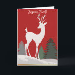 Frohe Weihnachten! Feiertagskarte<br><div class="desc">Elegant,  einfach und eine schöne Karte mit herzlichen Wünschen.</div>
