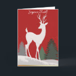 Frohe Weihnachten! Feiertagskarte<br><div class="desc">Elegant,  einfach und eine schöne Karte mit herzlichen Wünschen.</div>