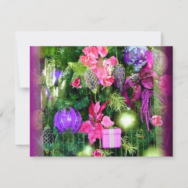 Frohe Weihnachten_ Feiertagskarte (Vorderseite)