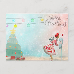 "Frohe Weihnachten" Feiertagspostkarte