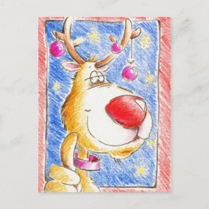 Frohe Weihnachten! Feiertagspostkarte
