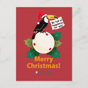 Frohe Weihnachten! Feiertagspostkarte