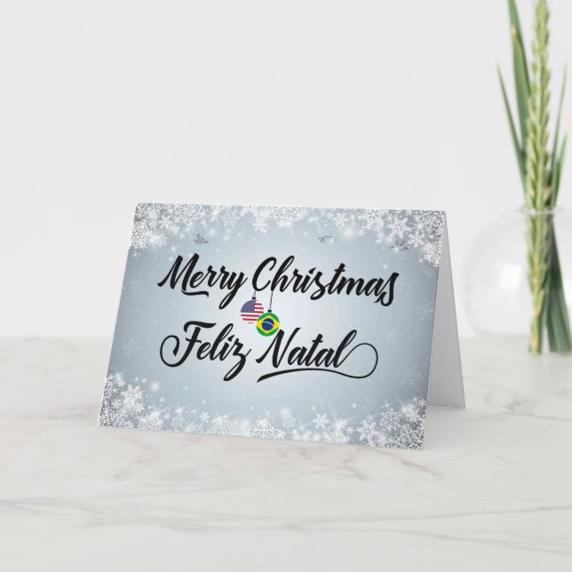 Frohe Weihnachten Feliz Natal, Brasilien Weihnacht (Vorderseite)