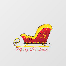 Frohe Weihnachten Fensteraufkleber