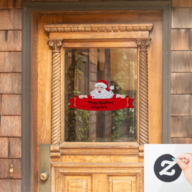 Frohe Weihnachten Fensteraufkleber (Haustür)
