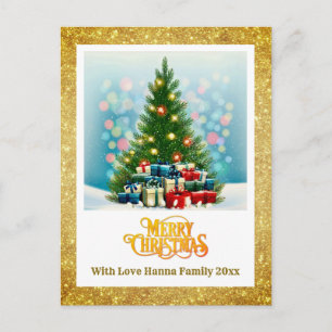 Frohe Weihnachten   Festlicher Baum & Geschenke Fe