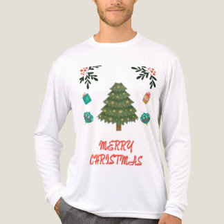 Frohe Weihnachten – Festlicher Baum & Weihnachtsde Tri-Blend Shirt