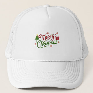 Frohe Weihnachten Festtags Trucker-Mütze Truckerkappe