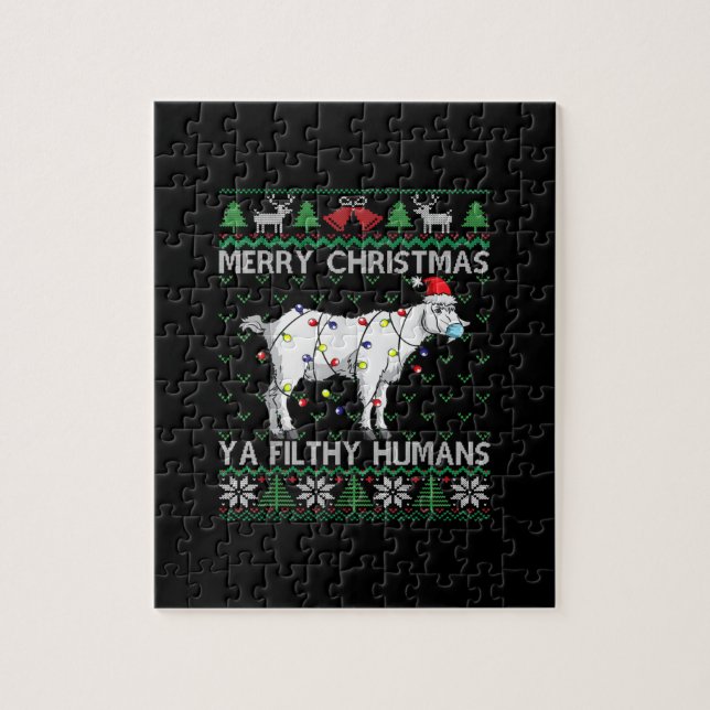 Frohe Weihnachten Filthy Humans Glatze Weihnachten (Vertikal)