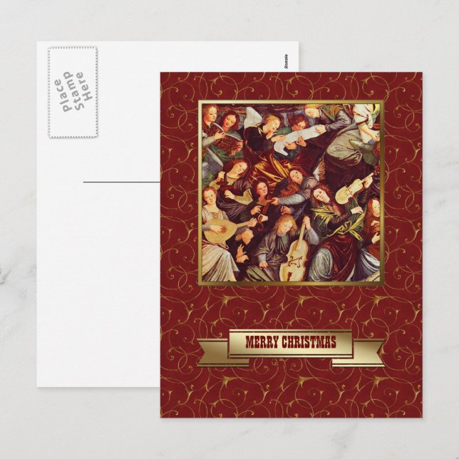 Frohe Weihnachten Fine Art Weihnachten Postkarten (Vorne/Hinten)