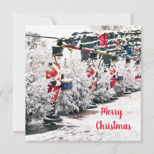Frohe Weihnachten Flach Notizkarte Mitteilungskarte