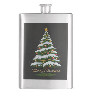 Frohe Weihnachten Flachmann