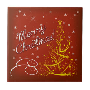 Frohe Weihnachten Fliese