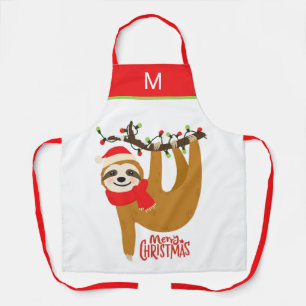 Frohe Weihnachten Flitterwochen Spaß Modern Schürze