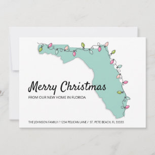 Frohe Weihnachten Florida Karte Neue Zuhause