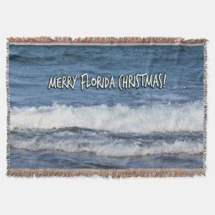 Frohe Weihnachten Florida Stil über tiefblaues Mee Decke