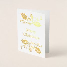 Frohe Weihnachten Folienkarte