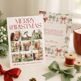 Frohe Weihnachten Foto-Collage