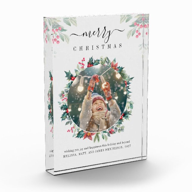 Frohe Weihnachten Foto Mistletoe Oma (Links)