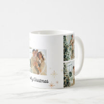Frohe Weihnachten Foto Tasse – Ihre Familien Colla