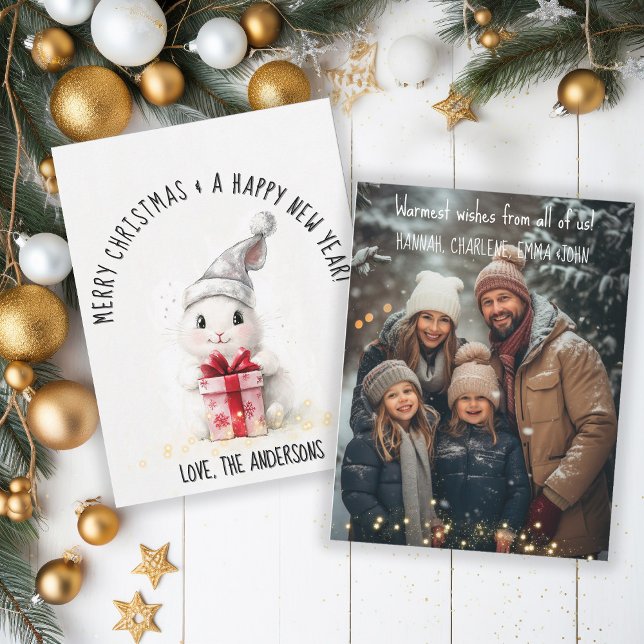 Frohe Weihnachten Foto Winter Rabbit Weihnachten (Von Creator hochgeladen)