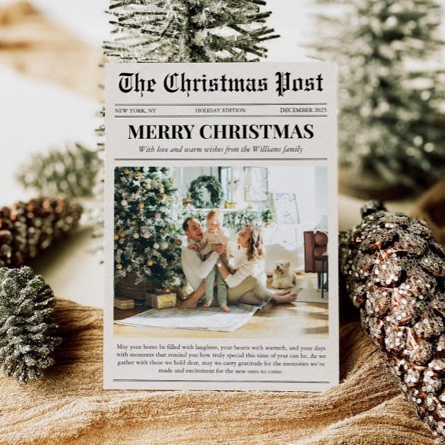 Frohe Weihnachten Foto Zeitung (Von Creator hochgeladen)