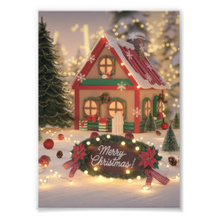 Frohe Weihnachten! Fotodruck