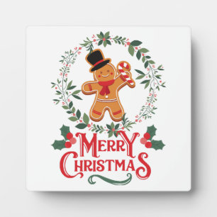 Frohe Weihnachten Fotoplatte