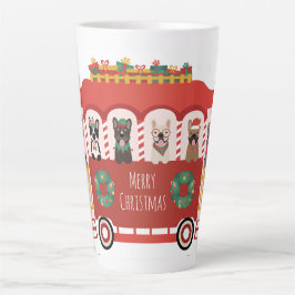 Frohe Weihnachten Französisch Bulldogs Holiday Tro Milchtasse