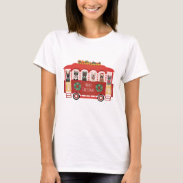 Frohe Weihnachten Französisch Bulldogs Holiday Tro T-Shirt