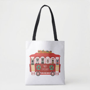 Frohe Weihnachten Französisch Bulldogs Holiday Tro Tasche