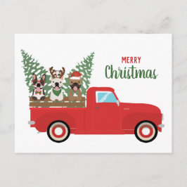 Frohe Weihnachten Französisch Bulldogs Red Lieferw